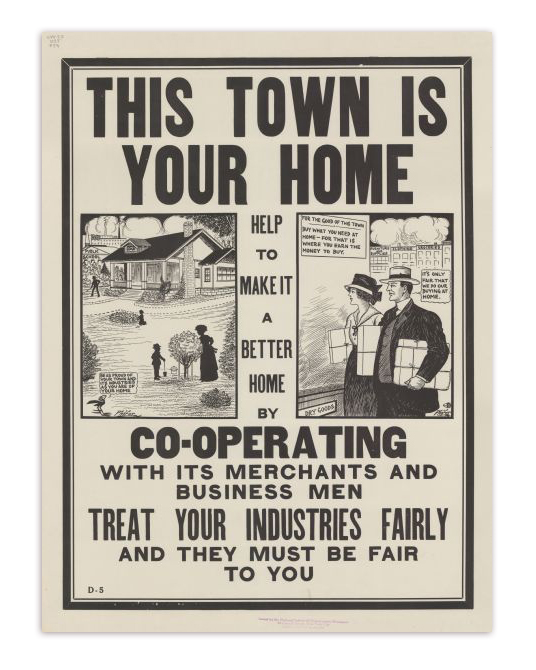 This Town Is Your Home Propaganda Poster