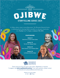 Photo of Ojibwe Storytelling Series 2024 Poster