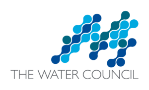 The logo for the Water Council, consisting of blue connecting dots making up an N