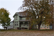 6141 COUNTY HIGHWAY KP, a Queen Anne house, built in Berry, Wisconsin in 1880.