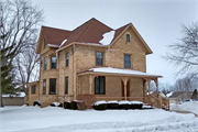 1551-1551A FOND DU LAC AVE, a Queen Anne house, built in Kewaskum, Wisconsin in 1900.