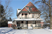 N SIDE OF FOLLETT, 150 FEET E OF MADISON, a Queen Anne house, built in Coloma, Wisconsin in 1900.