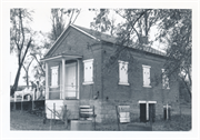 COUNTY HIGHWAY B, a Greek Revival city/town/village hall/auditorium, built in Clarno, Wisconsin in 1857.