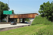 C & NW RR over I-43 C & NW RR over I-43, a NA (unknown or not a building) bridge, built in Glendale, Wisconsin in 1960.