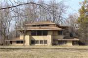 2695 S BROOKLAND RD, a Prairie School house, built in New Berlin, Wisconsin in 1993.