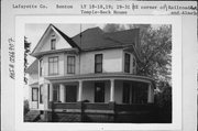 SE CORNER OF RAILROAD AVE AND ALMA ST INTERSECTION, a Queen Anne house, built in Benton, Wisconsin in .