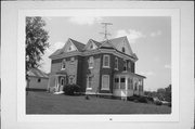 711 Blake St., a Queen Anne house, built in Blanchardville, Wisconsin in 1900.