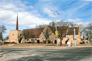 6020 W HAMPTON AVE, a Late Gothic Revival church, built in Milwaukee, Wisconsin in 1957.