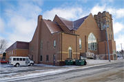 306 S MAIN ST, a Late Gothic Revival church, built in Westby, Wisconsin in 1922.