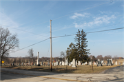 1700 240TH AVE, a cemetery, built in Brighton, Wisconsin in 1843.
