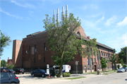 624 E MAIN ST, a Romanesque Revival power plant, built in Madison, Wisconsin in 1908.