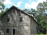 COUNTY HIGHWAY M, a Astylistic Utilitarian Building ranger station, built in Boulder Junction, Wisconsin in 1934.