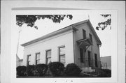 404 WELLS ST, a Greek Revival house, built in Darlington, Wisconsin in 1853.