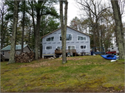 7049N Lake Shore Drive, a Rustic Style resort/camp building, built in Couderay, Wisconsin in 1974.