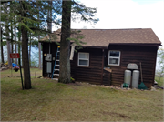 7875N-7895N Indian Drive, a Rustic Style resort/camp building, built in Hayward, Wisconsin in 1950.