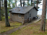 7875N-7895N Indian Drive, a Rustic Style resort/camp building, built in Hayward, Wisconsin in 1950.