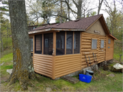 8709 Nor Wis Road, a Rustic Style resort/camp building, built in Hayward, Wisconsin in 1950.