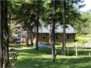 7195N-7232N Moccasin Road, a Rustic Style resort/camp building, built in Hayward, Wisconsin in 1955.
