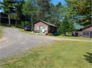 9436W Brandt Road, a Rustic Style resort/camp building, built in Hayward, Wisconsin in 1945.