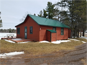 15249W Bills Road, a Rustic Style resort/camp building, built in Hayward, Wisconsin in 1945.