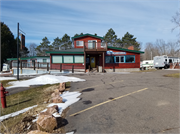 12970N Lodge Road, a Rustic Style resort/camp building, built in Hayward, Wisconsin in 1945.