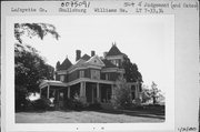 504 S JUDGEMENT ST, a Queen Anne house, built in Shullsburg, Wisconsin in 1889.