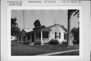 153 E WATER ST, a Greek Revival house, built in Shullsburg, Wisconsin in .