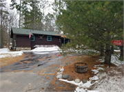 9993N Grand Pines Lane, a Rustic Style resort/camp building, built in Hayward, Wisconsin in 1980.
