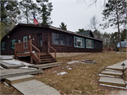 9993N Grand Pines Lane, a Rustic Style resort/camp building, built in Hayward, Wisconsin in 1980.