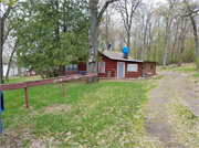 7796N Worlds End Road, a Rustic Style resort/camp building, built in Hayward, Wisconsin in 1920.