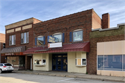 26 S. 1st St., a Commercial Vernacular garage, built in Black River Falls, Wisconsin in 1919.