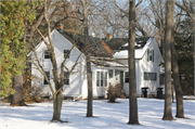 14352 N PORT WASHINGTON RD, a Gabled Ell house, built in Mequon, Wisconsin in 1850.