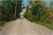 OVER YELLOW RIVER, a NA (unknown or not a building) overhead truss bridge, built in Colburn, Wisconsin in 1898.