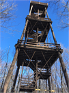 PARK DRIVE, a Rustic Style fire tower, built in Nasewaupee, Wisconsin in 1931.