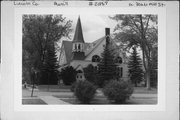 CA. 306 N MILL ST, a Queen Anne church, built in Merrill, Wisconsin in 1888.