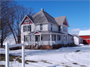 3718 WINDSOR RD, a Queen Anne house, built in Windsor, Wisconsin in 1900.