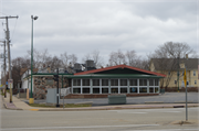 500 E Broadway, a Contemporary restaurant/supper club, built in Waukesha, Wisconsin in 1960.