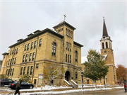 142 W JOHNSON ST, a Romanesque Revival elementary, middle, jr.high, or high, built in Madison, Wisconsin in 1892.