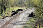 La Crosse to Tomah RR Alignment -- Mile Post 274.87, built in Hamilton, Wisconsin in .