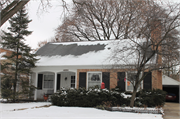 8832	Ravenswood Circle, a Colonial Revival/Georgian Revival house, built in Wauwatosa, Wisconsin in 1952.