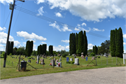 County Highway H adjacent to N6265 County Highway H, a cemetery, built in Elk Mound, Wisconsin in .