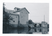 1ST AND MARKET STS SW OF PINE CREEK, a Astylistic Utilitarian Building mill, built in Dallas, Wisconsin in 1879.