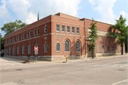 301 E MILWAUKEE ST, a Neoclassical/Beaux Arts telephone/telegraph building, built in Janesville, Wisconsin in 1911.