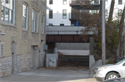 Abandoned Canadian Pacific RR over alley between S 2nd St and S 3rd St, a NA (unknown or not a building) steel beam or plate girder bridge, built in Milwaukee, Wisconsin in 1915.