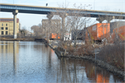 N of W Bruce St between S Muskego Ave and S Menomonee Canal, a NA (unknown or not a building) canal, built in Milwaukee, Wisconsin in 1870.