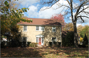 12306 N. Elmhurst Parkway, a Colonial Revival/Georgian Revival house, built in Wauwatosa, Wisconsin in 1938.