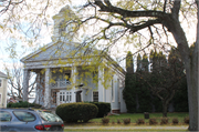 521 Ontario Ave, a Colonial Revival/Georgian Revival church, built in Sheboygan, Wisconsin in 1851.