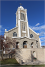 828 New Jersey Ave, a Romanesque Revival church, built in Sheboygan, Wisconsin in 1911.