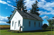 CORNER OF COUNTY HIGHWAY XX AND IOWA-GRANT SCHOOL RD, a Front Gabled school-one to six room, built in Mifflin, Wisconsin in 1876.