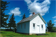 CORNER OF COUNTY HIGHWAY XX AND IOWA-GRANT SCHOOL RD, a Front Gabled school-one to six room, built in Mifflin, Wisconsin in 1876.
